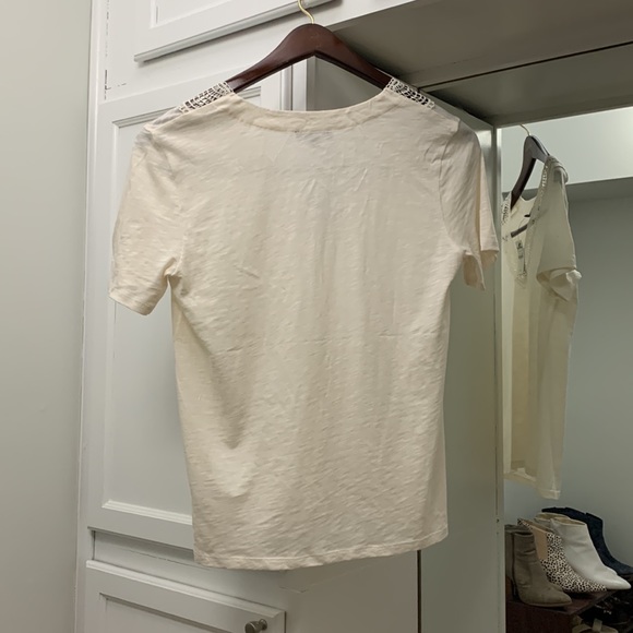 Express Cream lace tee - Picture 3 of 3